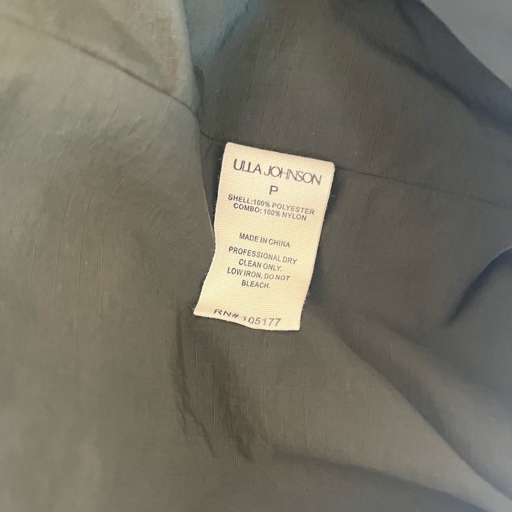 ULLA JOHNSON Aitana Rip Stop Fleece Bomber Jacket - Picture 4 of 14